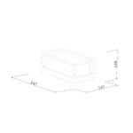 inLight Isabella LED 12W 3000K Outdoor Wall Lamp Black D:100x145x245mm (80205511) - Image 2