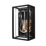 inLight Zar Outdoor Wall Lamp Black 1xE27 D:100x145x245mm (80205614)