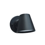 inLight Canyon 1xGU10 Outdoor Wall Lamp Black D:100x105x135mm (80206214)