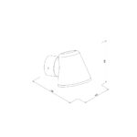 inLight Canyon 1xGU10 Outdoor Wall Lamp Black D:100x105x135mm (80206214) - Image 2