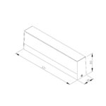 inLight Gio LED 16W 3CCT Outdoor Up-Down Wall Lamp White D:46x83x331mm (80206320) - Image 2