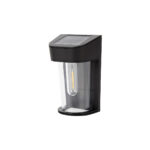 InLight Eagle LED 2W 3000K Outdoor Wall Lamp Black D:13,3cmx8,6cmx5,8cm (80206411S)