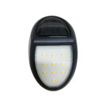 inLight Moon LED 0,8W 2700K | 6500K Solar Outdoor Wall Lamp Black D:120x75x41mm (80206810S)