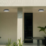 inLight Champlain 1xE27 Outdoor Ceiling Light Anthracite D:90x285x285mm (80300844) - Image 4