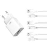 XO L99 2.4A Φορτιστής με Lightning Καλώδιο (NB103) - Image 3