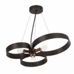 ΚΡΕΜΑΣΤΟ ΦΩΤΙΣΤΙΚΟ ΟΡΟΦΗΣ 3/Φ ΧΕΙΡΟΠΟΙΗΤΟ ΜΕΤΑΛΛΙΚΟ ΚΑΦΕ-ΣΚΟΥΡΙΑ 2026120 | NG LIGHTING