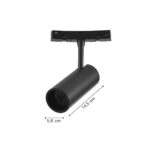 Inlight Σποτ για Curved μαγνητική ράγα LED 20W 3000K σε μαύρη απόχρωση D:5,8x14,5cm (TMC0061-Black) - Image 2