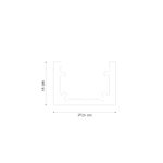 Inlight Mini μαγνητική ράγα σε μαύρη απόχρωση D:2m (TRM0010-Black) - Image 2