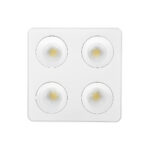 Inlight Downlight Mounted σποτ 4*8W 3CCT σε λευκή απόχρωση (X00290W)