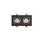 Inlight Downlight σποτ GU10 σε μαύρη απόχρωση (X00330B) - Image 3