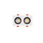 Inlight Downlight σποτ GU10 σε λευκή και μαύρη απόχρωση (X00330WB) - Image 3