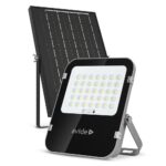 Avide LED Ηλιακός Προβολέας 100W 6400K με Ξεχωριστό Ηλιακό Πάνελ και Τηλεχειριστήριο
