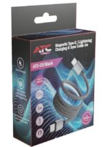 ATC-C6 Μαγνητικό Καλώδιο Φόρτισης & Μεταφοράς Δεδομένων Type-C σε Lightning 27W 1m Μαύρο - Image 2