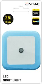 Entac Φωτάκι Νυκτός 0.5W Τετράγωνο Ψυχρό Μπλέ - Image 3
