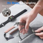 XO CX040 Πολλαπλό Καλώδιο Φόρτισης & Μεταφοράς Δεδομένων με USB-A Type-C Lighting & Smartwatch - Image 6