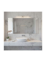 ΦΩΤΙΣΤΙΚΟ LED ΛΟΥΤΡΟΥ ΑΛΟΥΜΙΝΙΟΥ 80cm 15W IP44 4000K ΑΣΗΜΙ