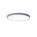 InLight Πλαφονιέρα οροφής LED 28W 3CCT (by switch on base) από γκρι μέταλλο και ακρυλικό D:40cm (42035-C-Gray)