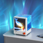 XO OZ14 Φωτιστικό Προβολέας Aurora & Ηχείο 1200mAh - Image 5