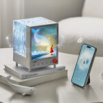 XO OZ14 Φωτιστικό Προβολέας Aurora & Ηχείο 1200mAh - Image 6