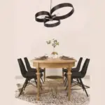 ΚΡΕΜΑΣΤΟ ΦΩΤΙΣΤΙΚΟ ΟΡΟΦΗΣ 3/Φ ΧΕΙΡΟΠΟΙΗΤΟ ΜΕΤΑΛΛΙΚΟ ΚΑΦΕ-ΣΚΟΥΡΙΑ 2026120 | NG LIGHTING - Image 4