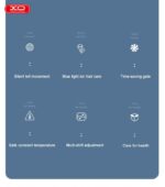 XO CF2 1600W Πιστολάκι Μαλλιών Ταξιδίου Μπλέ - Image 12