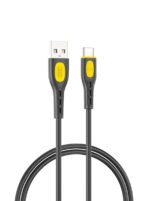 XO NB280 Καλώδιο δεδομένων Type-C 1M 3A Μαύρο