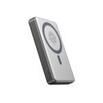 XO PR296 Powerbank Ταχείας Φόρτισης Μεταλικό με Μαγνήτη 10.000mAh Γκρι - Image 5