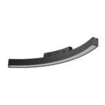 Inlight Γραμμικό φωτιστικό LED 12W 3CCT για Curved μαγνητική ράγα σε μαύρη απόχρωση D:34x2,2x2,5cm (TMC0021-Black)