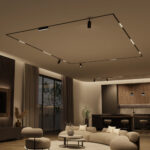 Inlight Γραμμικό φωτιστικό LED 20W 3CCT για ultra thin ράγα σε μαύρη απόχρωση D:62X2,6X4,8cm (TMU0170-Black) - Image 3