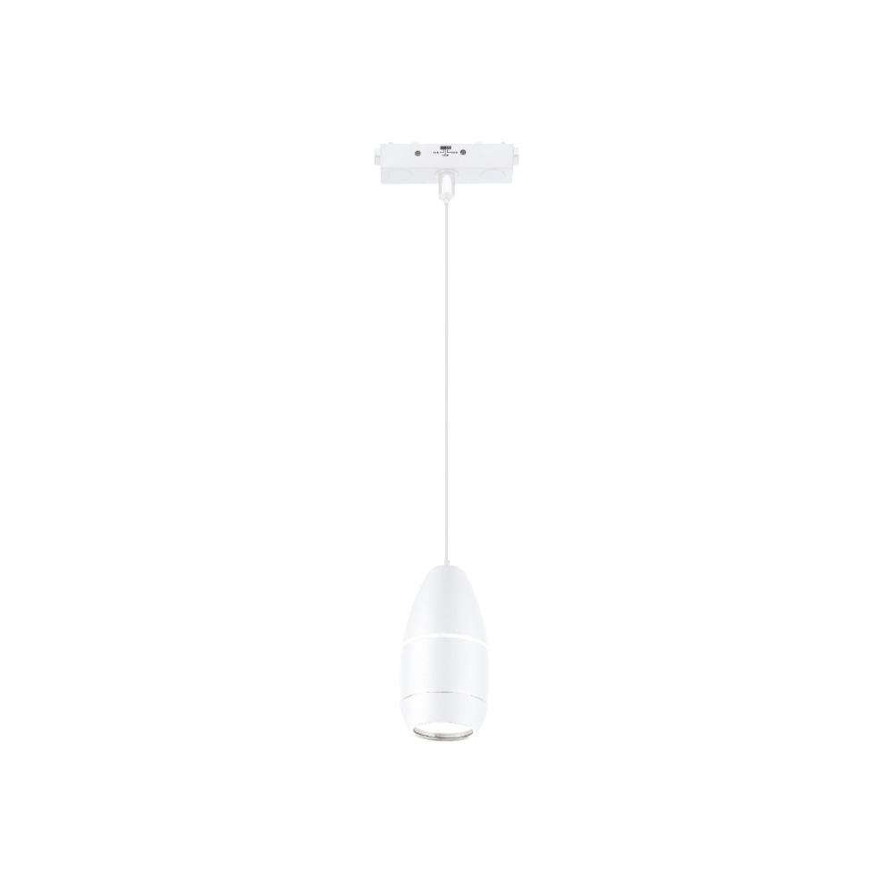 tmu0220-2 Inlight Κρεμαστό Φωτιστικό LED 5W 3CCT για Ultra-Thin μαγνητική ράγα σε λευκή απόχρωση D:9Χ12cm (TMU0220-White) - Image 1