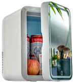 XO CZ015 Μίνι Ψυγείο διπλής χρήσης για το σπίτι και το αυτοκίνητο με καθρέφτη μακιγιάζ 8 λίτρων - Image 8