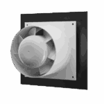 Redpoint 007-7610B VERONI GLASS WCH ΕΞΑΕΡΙΣΤΗΡΑΣ ΛΟΥΤΡΟΥ ΜΕ TIMER & ΑΙΣΘ ΥΓΡΑΣΙΑΣ Φ100 15W ΜΑΥΡΟ ΓΥΑΛΙ DOSPEL - Image 6