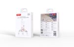 XO NB-Q301 Πολύχρωμο Καλώδιο με Χάντρες Type-C σε Type-C 60W & Lighting 27W 1m - Image 3