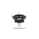Inlight Downlight σποτ GU10 σε λευκή απόχρωση (X00340W) - Image 3