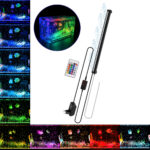 GLOBOSTAR® AQUARIUS 79676 Φωτιστικό Ενυδρείου με Οξυγονωτή & IR Ασύρματο Χειριστήριο LED 18W 900lm 180° AC 220-240V Αδιάβροχο IP68 Πολύχρωμο RGB Dimmable - Sanan SMD Chip - Μαύρο - Μ45 x Π2.8 x Υ1.3cm - 2 Χρόνια Εγγύηση - Image 2