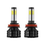 GloboStar® 82044 H8 K9 Line KIT Βασικού Φωτισμού Αυτοκινήτου & Φορτηγού 3rd Generation Can-Bus Series LED CREE CXB COB 100W 14000lm DC 9-32V Αδιάβροχο IP66 Ψυχρό Λευκό 6000K