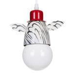 GLOBOSTAR® ZEBRA 00639 Παιδικό Κρεμαστό Φωτιστικό Οροφής με Ντουί 1 x E27 AC 220-240V IP20 - Πολύχρωμο - Μ19 x Π10.5 x Υ13.5cm - Image 6