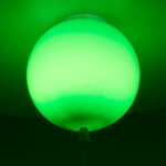 GLOBOSTAR® BALLOON 00653 Παιδικό Φωτιστικό Οροφής με Ντουί 1 x E27 AC 220-240V IP20 - Πράσινο - Μ30 x Π30 x Υ33cm - Image 3