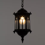 GLOBOSTAR® DARCY 00655 Vintage Κρεμαστό Φωτιστικό Οροφής με Ντουί 1 x E27 AC 220-240V IP20 - Μαύρο - Μ15.5 x Π15.5 x Υ32.5cm - Image 3