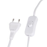 GLOBOSTAR® MOUSE 00679 Vintage Επιτραπέζιο Φωτιστικό Πορτατίφ με Ντουί 1 x E12 AC 220-240V IP20 - Λευκό - Μ12 x Π4 x Υ10cm - Image 6