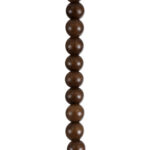 GLOBOSTAR® BEADS 00694 Vintage Κρεμαστό Φωτιστικό Οροφής με Ντουί 1 x E27 AC 220-240V IP20 - Καφέ - Μ4 x Π4 x Υ47cm - Image 3