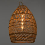 GLOBOSTAR® TAHITI 00710 Boho Κρεμαστό Φωτιστικό Οροφής με Ντουί 1 x E27 AC 220-240V IP20 - Μπεζ - Μ38 x Π38 x Υ50cm - Image 3