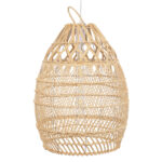 GLOBOSTAR® TAHITI 00710 Boho Κρεμαστό Φωτιστικό Οροφής με Ντουί 1 x E27 AC 220-240V IP20 - Μπεζ - Μ38 x Π38 x Υ50cm - Image 6