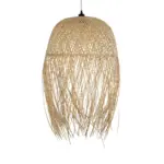 GLOBOSTAR® MANILA 00713 Boho Κρεμαστό Φωτιστικό Οροφής με Ντουί 1 x E27 AC 220-240V IP20 - Μπεζ - Μ50 x Π50 x Υ70cm - Image 4