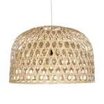 GLOBOSTAR® MANGEA 00717 Boho Κρεμαστό Φωτιστικό Οροφής με Ντουί 1 x E27 AC 220-240V IP20 - Μπεζ - Μ100 x Π100 x Υ66cm - Image 4