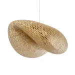 GLOBOSTAR® MEXICO 00721 Boho Κρεμαστό Φωτιστικό Οροφής με Ντουί 1 x E27 AC 220-240V IP20 - Μπεζ - Μ100 x Π80 x Υ35cm - Image 5