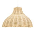GLOBOSTAR® MAYOTTE 00724 Boho Κρεμαστό Φωτιστικό Οροφής με Ντουί 1 x E27 AC 220-240V IP20 - Μπεζ - Μ40 x Π40 x Υ28cm - Image 5