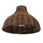 GLOBOSTAR® MAYOTTE 00725 Boho Κρεμαστό Φωτιστικό Οροφής με Ντουί 1 x E27 AC 220-240V IP20 - Καφέ - Μ40 x Π40 x Υ28cm - Image 6