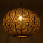 GLOBOSTAR® MANDALA 00732 Boho Κρεμαστό Φωτιστικό Οροφής με Ντουί 1 x E27 AC 220-240V IP20 - Μπεζ - Μ80 x Π80 x Υ60cm - Image 3