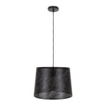 GLOBOSTAR® SPARKLE 00733 Μοντέρνο Κρεμαστό Φωτιστικό Οροφής με Ντουί 1 x E27 AC 220-240V IP20 - Μαύρο - Μ35 x Π35 x Υ26cm - Image 4